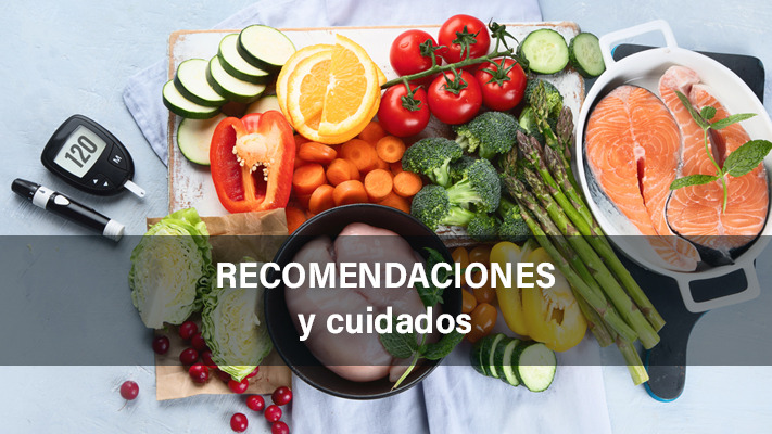Persona midiendo glucosa